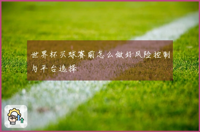 世界杯买球赛前怎么做好风险控制与平台选择